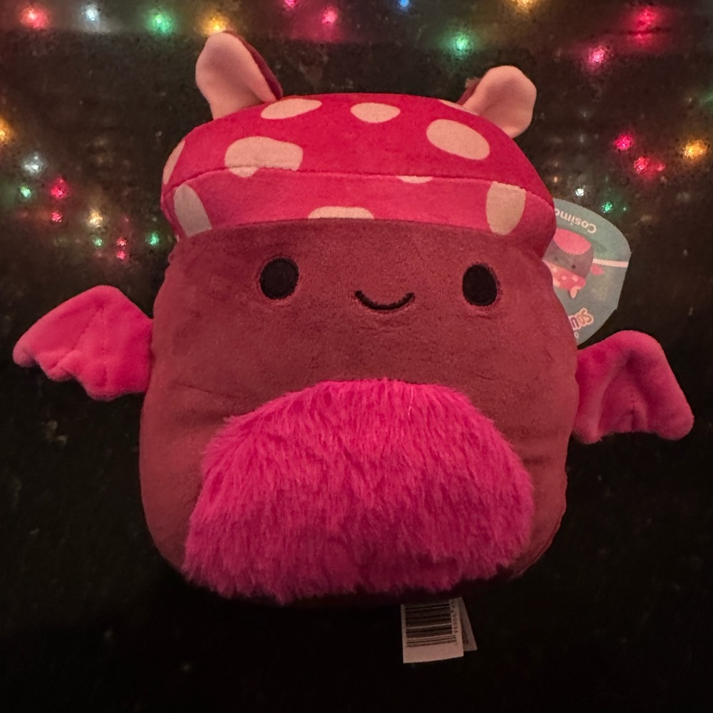 🍄🦇NWT 8” Cosimo, Mushroom Bat, Legendary Collection, Original Squishmallow🍄🦇